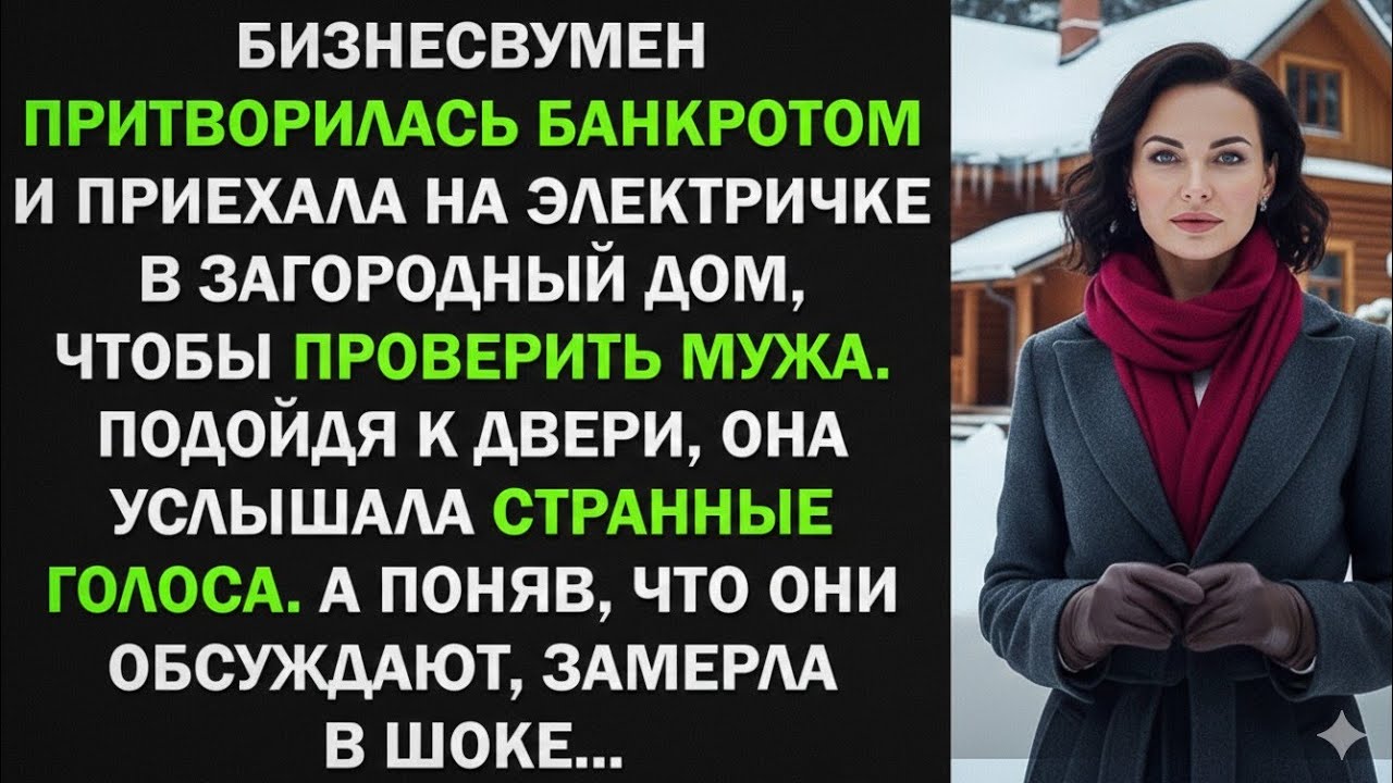 Бизнесвумен, притворившись банкротом, приехала на дачу, чтобы проверить мужа