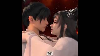 yang kai and su yan cultivating together 😜 || martial peak || #shorts #donghua #martialpeak