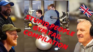 STUPID PEOPLE IN GYM FAIL COMPILATION REACTION!! | OFFICE BLOKES REACT!!