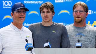 Harbaugh Herbert Slaughter On Practicing With 49ers LA Chargers