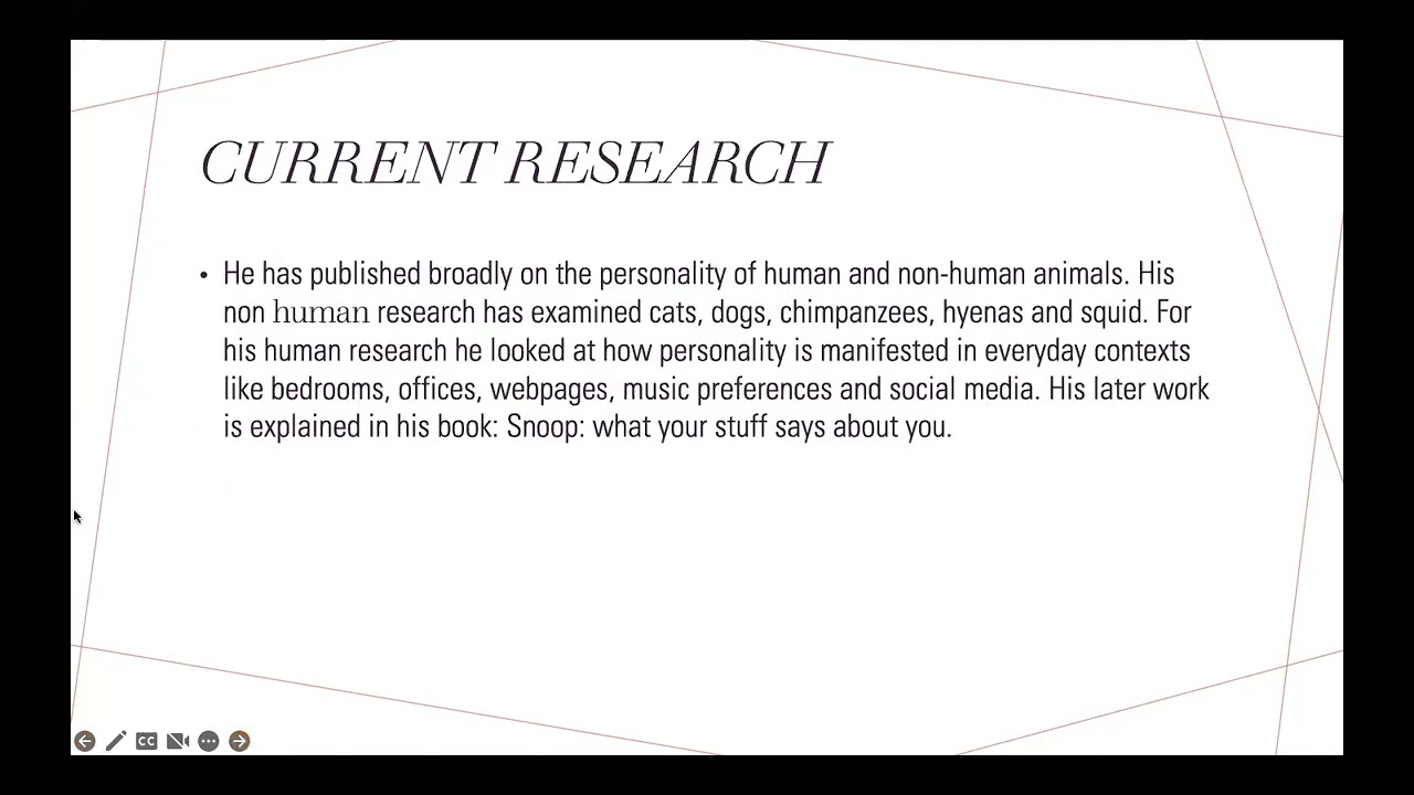 Sam gosling presentation