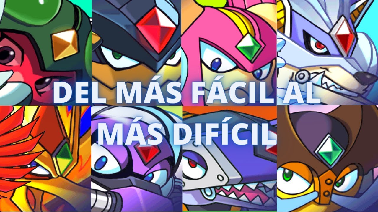Mega Man X6 Del maverick mas facil al mas dificil