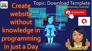 Celebrity Joomla tutorial for beginners Topic 7: How to download Joomla Template Net Worth