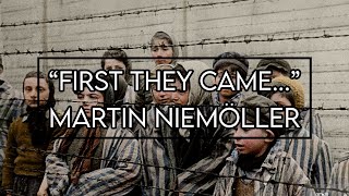 "First They Came..." by Martin Niemöller