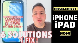 FIX iPhone or iPad Air Gets Hot, Overheating or Slow & Draining [iPhone Pro+MAX 11/12/13/14/15/16/17