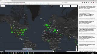 Twitter - Dynamic visualization for data related to refugees' crisis and to terrorist attacks