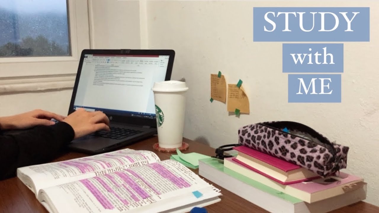 STUDY WITH ME 1 hr 🌧 | Benimle Çalış•Hukuk Öğrencisiyle 1 Saat Molasız Çalış! (ortam sesi-keyboard)