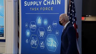 Biden: Progress made in supply chain bottlenecks