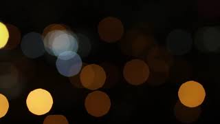 Bokeh Lights City Night FREE STOCK FOOTAGE 1080p FULL HD