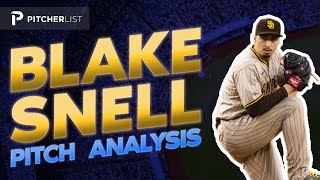 Blake Snell Pitch Analysis - PITCH BREAKDOWN