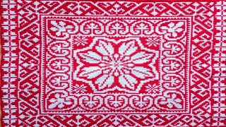 Bengali Traditional Design Alpona Ason. Suchika Creation.