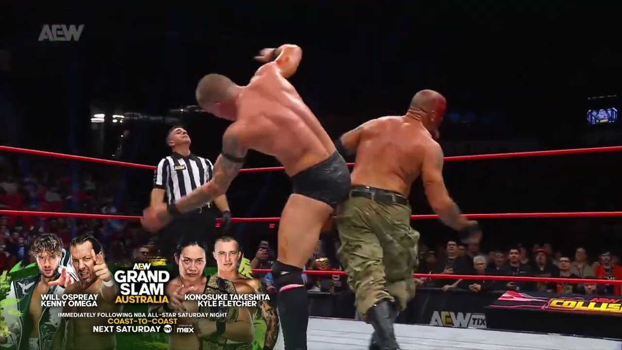 Kyle Fletcher vs Mark Briscoe Collision 8/02/2025 Highlights