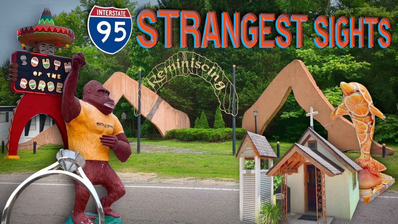 FLORIDA ROAD TRIP ATTRACTIONS ALONG I-95 South of the Border Giant Legs & Smallest Church