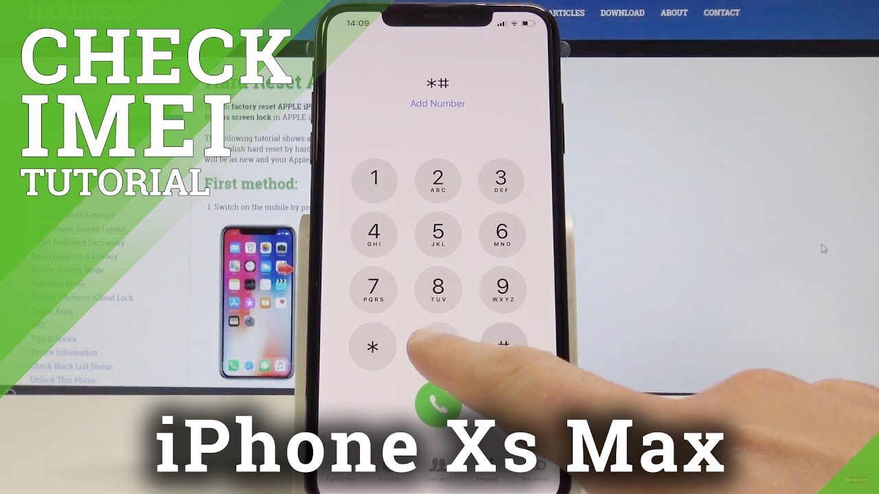 How To Check Imei On Iphone Xs Max - Find Serial Number Of Iphone Xs Max -  Youtube