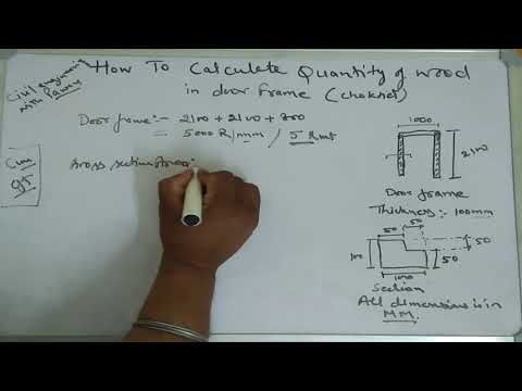 Video: Installation of door frames: calculation, work order