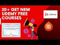 20+ Udemy Free E- Learning Courses | Get Paid Udemy Courses For Free Lifetime Free course|