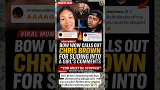 Bow Wow Calls Out Chris Brown Over Viral IG Comment 😂🔥 #shorts #chrisbrown #celebritynews #hiphop