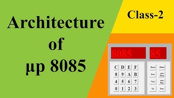 Architecture of Microprocessor 8085 for CU CMSA, ELTG SEM-4 Electronics & Computer Science)[Class-2]
