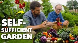 Self-Sufficient Garden: How he Grew 1,300lbs/580kg+ of Food (Huw Richards)