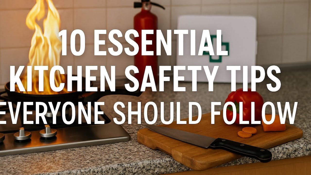 Before You Cook, Watch This! The 10 Golden Rules of Kitchen Safety~Stay ...