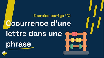 Exercice corrigé 112 : Programme qui compte l