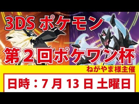 【ポケモンUSM】第2回ポケワン杯　決勝戦【シングルバトル地域オフ大会】