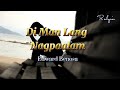 Edward Benosa - Di Man Lang Nagpaalam W/lyrics