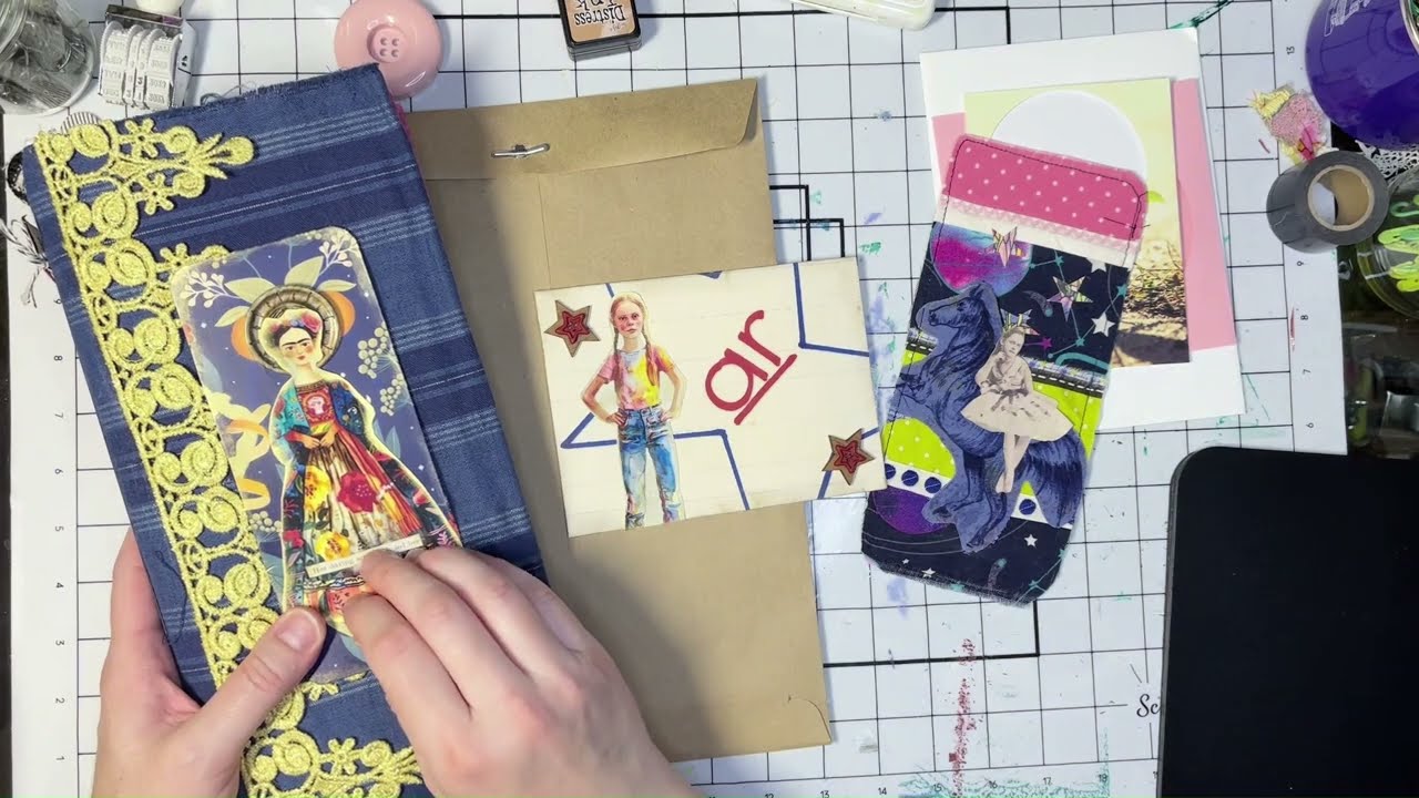 Круговой дневник Junk Journal, день 4 (часть 1) 