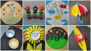 DIY Paper Crafts Making Colorful Paper Flowers and Decorations