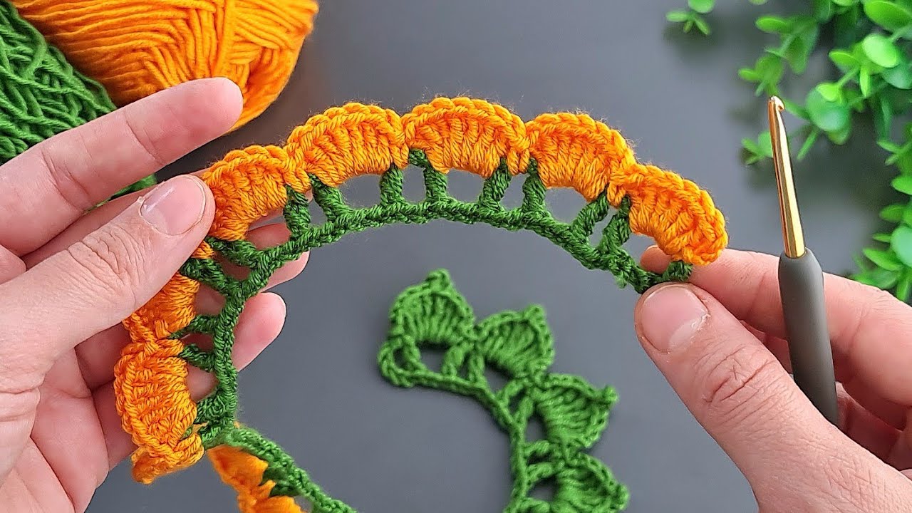 SUPER BEAUTIFUL😉MUY BONİTO ✔ Super easy very useful crochet flower making.