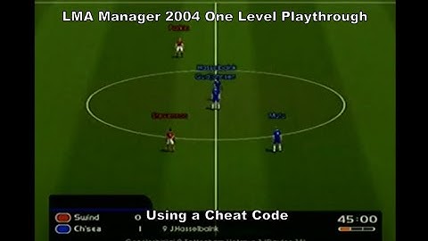 LMA Manager 2004 One Level Playthrough using a Ps2 Cheat Code :D #Playstation #Sony #Ps2 #Gaming