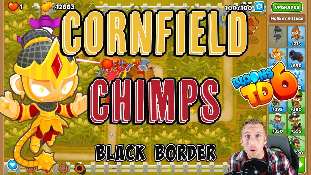Cornfield CHIMPS Walkthrough Bloons TD 6 YouTube