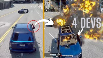 Vinny tries to blow up 2 cops, blows up 4 devs instead 😂 (multiple POVs)