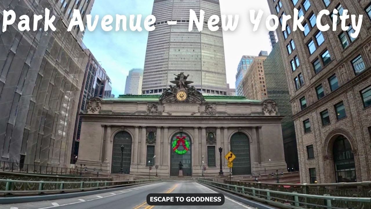 New York City - Park Avenue - FULL 4K Drive Tour - YouTube