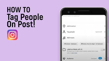 How To Tag People On Instagram Post  Tutorial 2024 [easy]