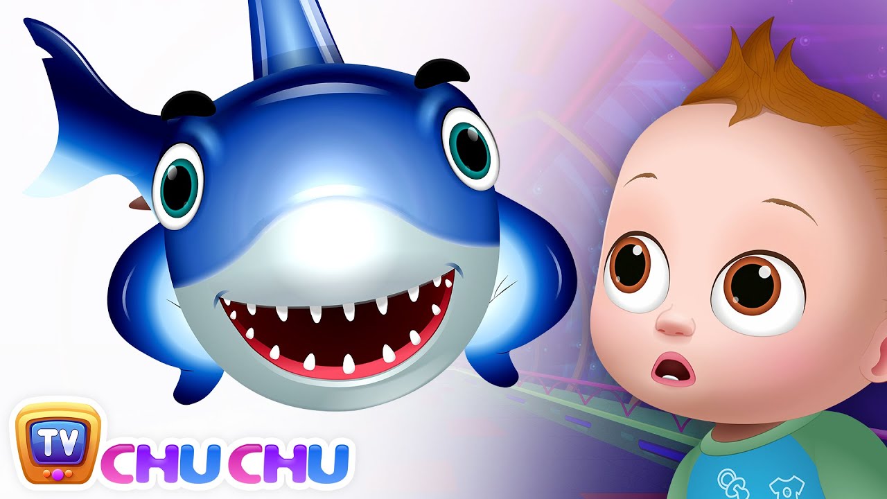 Baby Shark - Great White Shark - Learn Shark Names For Children - ChuChuTV Nursery Rhymes & Song