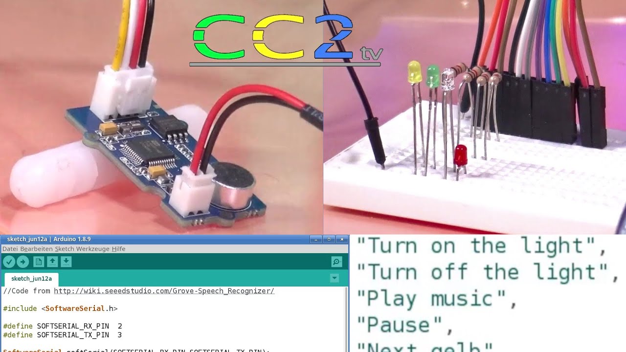 Spracherkennung ganz einfach mit Seeed Studio - Ein Filetstück aus CC2tv 