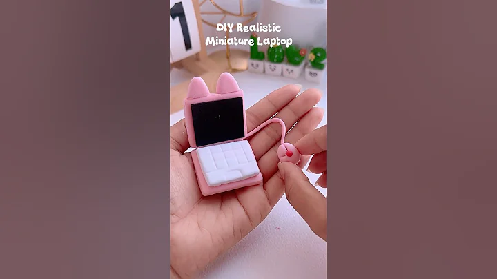 😍Miniature Clay Art 💻✨#shorts #diy #art #muktaartandcraft #youtubeshorts