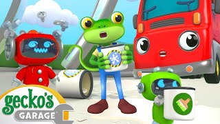 Gecko is Stuck! | Gecko's Garage | Cartoons For Kids | Toddler Fun Learning