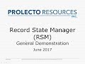 Prolecto Resource: Record State Manager Demonstration