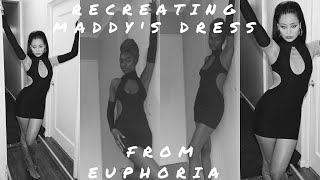 Recreating Maddy's dress from Euphoria[DIY][ThatGirlRuvie]
