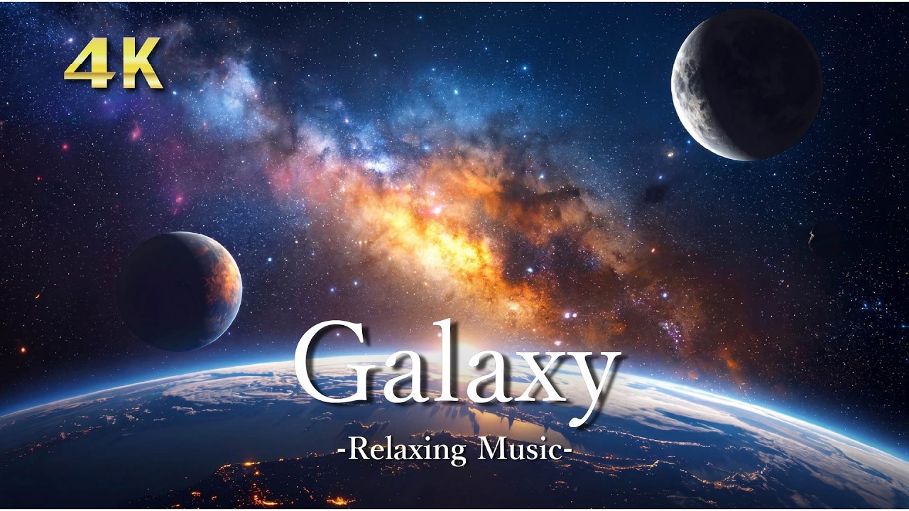 4K プラネタリウム宇宙旅行【リラックス音楽】星々と銀河をめぐる癒しの時間|Relaxing Space Journey