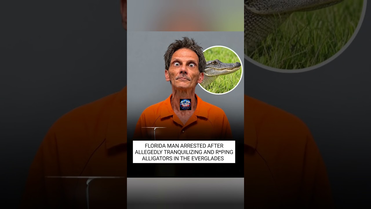 Florida man arrested for bizarre crimes in the Everglades.  ​#FloridaMan #BizarreNews