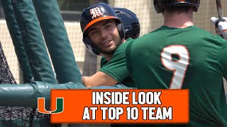 Inside a Miami Hurricanes Baseball Practice ⚾🌴 Batting Practice, Bullpen Sessions & Fielding Drills