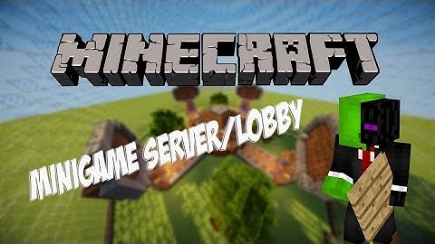 Timelapse of Building Minecraft Minigame Lobby/Hub