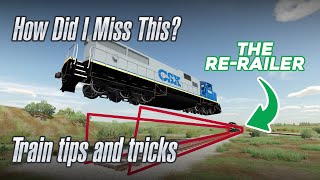 Tutorial - Track Laying Tips and Easy Train Placement - FS22