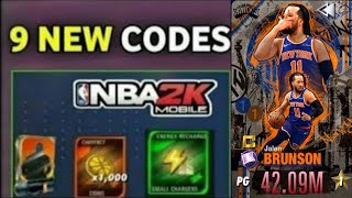 NBA 2K MOBILE CODES may 2026 - NBA 2K MOBILE REDEEM CODES