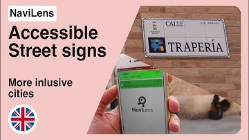 More accessible street signs for people with low vision. More inclusive cities with NaviLens.