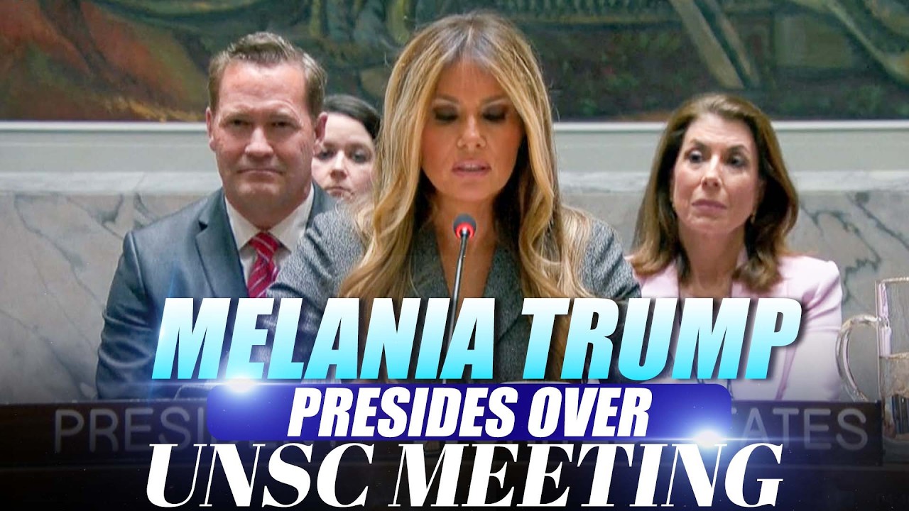 U.S. first lady Melania Trump presides over United Nations Security ...