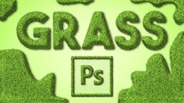 GRASS TEXT EFFECT | PHOTOSHOP EFFECT | PHOTOSHOP TUTORIAL